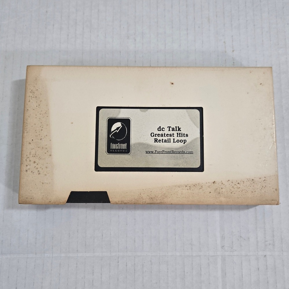 Vintage dc Talk Greatest Hits Retail Loop VHS‎ Tape Rare ForeFront Records Promo